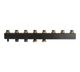 Стальной распределительный коллектор Rommer 4(5) отопительных контура 1 1/2 x 1 1/2