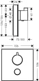 Встраиваемый смеситель Hansgrohe Select Highflow 15735400
