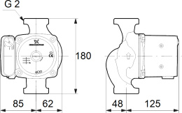 Циркуляционный насос Grundfos UPS 32-80 180