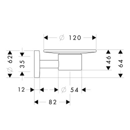 Мыльница Hansgrohe Logis 40515000