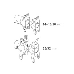 Комплект насадок TECE TECEflex для инструмента Rehau Rautool