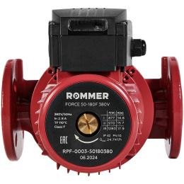 Циркуляционный насос Rommer FORCE фланцевый трехскоростной 50-180F 380V