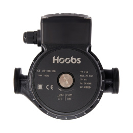 Циркуляционный насос HOOBS CT 25-120 180мм 500Вт 1x230В 50Гц (с гайками)