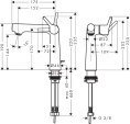 Смеситель для раковины Hansgrohe Talis S 140 72113000