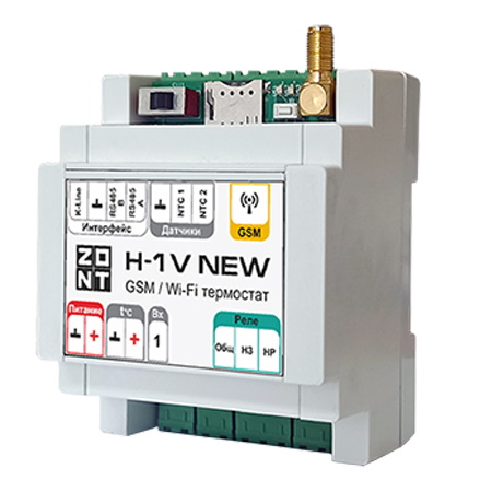 Термостат Zont H-1V NEW отопительный GSM / Wi-Fi