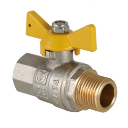 Кран шаровой газовый VALTEC Valgas 1/2 ВН, бабочка