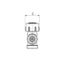 Узел нижнего подключения Flamco N1 c функцией отсечки. Для двухтрубных систем.