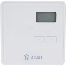 Комнатный регулятор Stout ST-294v2, беспроводной двухпозиционный, белый (STE-0101-029421)