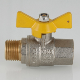 Кран шаровой газовый VALTEC Valgas 1/2 ВН, бабочка