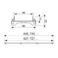 Основа для плитки TECE TECEdrainlinе plate, 700 мм.
