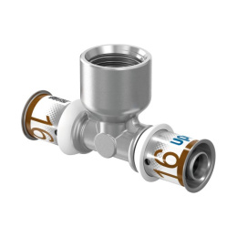 Тройник Uponor S-PRESS PLUS с внутренней резьбой 32-RP1/2ВР-32