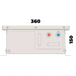 Внутрипольный конвектор с естественной конвекцией Vitron ВК.150.360.2900.6ТП