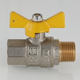 Кран шаровой газовый VALTEC Valgas 1/2 ВН, бабочка