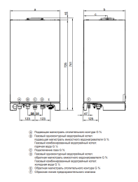 Настенный газовый одноконтурный котел отопления Viessmann Vitopend 100-W A1HB 24 кВт