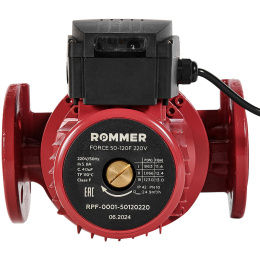 Циркуляционный насос Rommer FORCE фланцевый трехскоростной 50-120F 220V