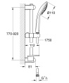 Душевой гарнитур Grohe Euphoria 110 Champagne 27232001