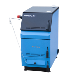 Твердотопливный напольный котел отопления, одноконтурный ZOTA Тополь-М 20