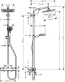 Душевая колонна Hansgrohe Crometta Е 240 1jet Showerpipe 27271000