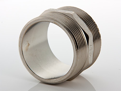 Ниппель VALTEC 1 наружная резьба, никелированная латунь