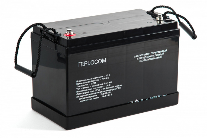 Аккумуляторная батарея Бастион TEPLOCOM 100Ач