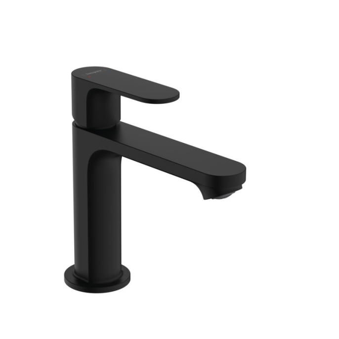 Смеситель для раковины Hansgrohe Rebris S 110, матовый черный 72517670