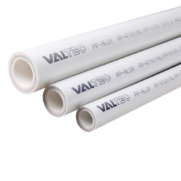 Полипропиленовая труба VALTEC армированная алюминием PP-ALUX PN 25, VTp.700.AL25.63, 63x10,5 мм