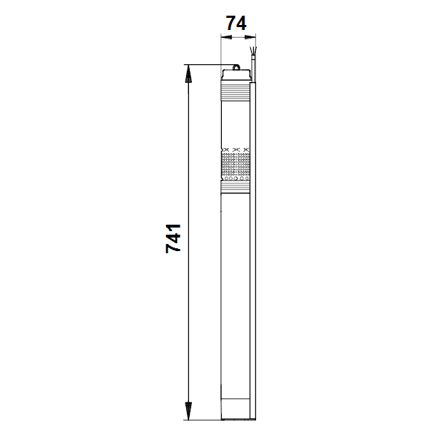 Скважинный насос Grundfos SQ 2-55