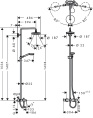 Душевая колонна Hansgrohe Croma Select S 180 2jet 27351400