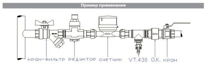 Кран шаровой VALTEC дренажный 1/2 НН