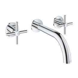 Встраиваемый смеситель Grohe Atrio New двухвентильный для раковины на 3 отверстия, хром