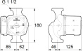 Циркуляционный насос Grundfos UPS 25-80 180