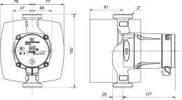 Циркуляционный насос Grundfos Alpha 2 25/40 180