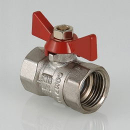 Кран шаровой VALTEC Compact 1/2 ВВ, бабочка