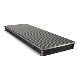 Внутрипольный конвектор с естественной конвекцией Royal Thermo 75/400/1600-DG-U-NA
