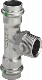 Тройник Viega с наружной резьбой 54 х R 3/4 х 54 мм, Sanpress Inox, модель 2317.1
