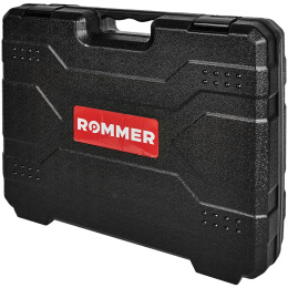 Комплект аккумуляторного инструмента Rommer для аксиальных фитингов (4 насадки: 16x2.0 и 16x2.2; 20x2.8; 25x3.5; 32x4.4)