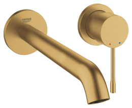 Встраиваемый смеситель Grohe для раковины Essence New, на 2 отверстия, L-Size, настенный, холодный рассвет матовый 19967GN1