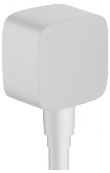 Подключение душевого шланга Hansgrohe Fixfit 26457700, матовый белый