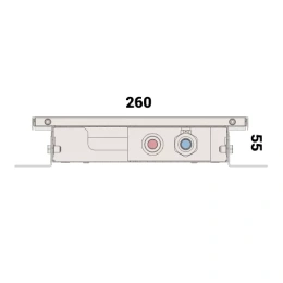Внутрипольный конвектор с естественной конвекцией Vitron ВК.55.260.850.2ТГ
