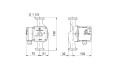 Циркуляционный насос Grundfos UPS 25-60 130