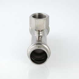 Тройник VALTEC из нержавеющей стали, внутренняя резьба 54 x 1 1/4