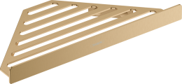 Корзинка Hansgrohe AddStoris угловая шлифованная бронза 41741140
