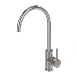 Смеситель для кухни IDDIS Kitchen Line, нержавеющая сталь, на мойку