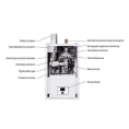 Настенный газовый конденсационный котел отопления Kentatsu Impect-3/W