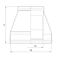 Конус FERRUM (430/0,5 мм) Ф250х350