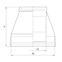 Конус FERRUM (430/0,5 мм) Ф110х200