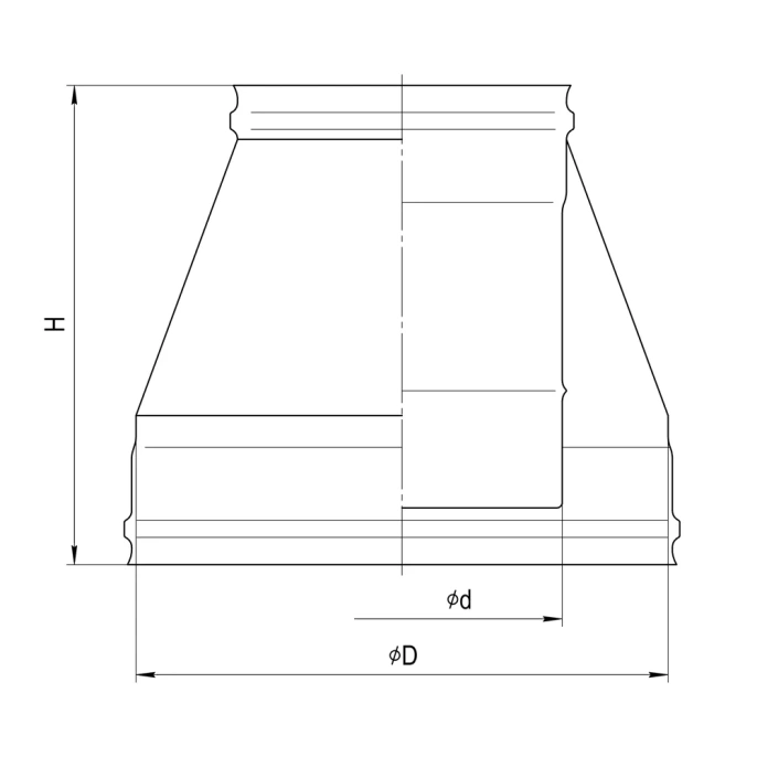 Конус FERRUM (430/0,5 мм) Ф250х350