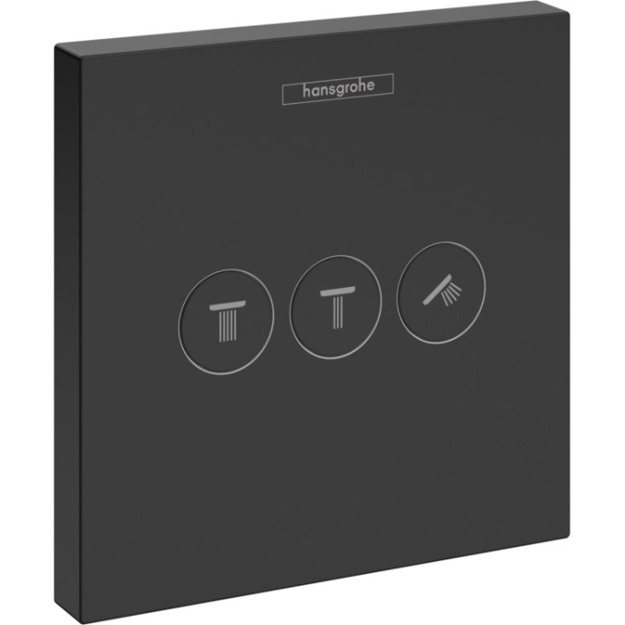 Вентиль Hansgrohe ShowerSelect 3 потреб BBR 15764670, матовый черный