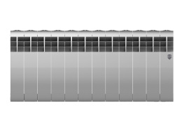 Биметаллический секционный радиатор отопления Royal Thermo Biliner 350 / Silver Satin / 12 секций