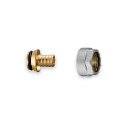 Адаптер Usystems зажимной Flex-X латунный PE-X 16x2,0-3/4ВР Евроконус
